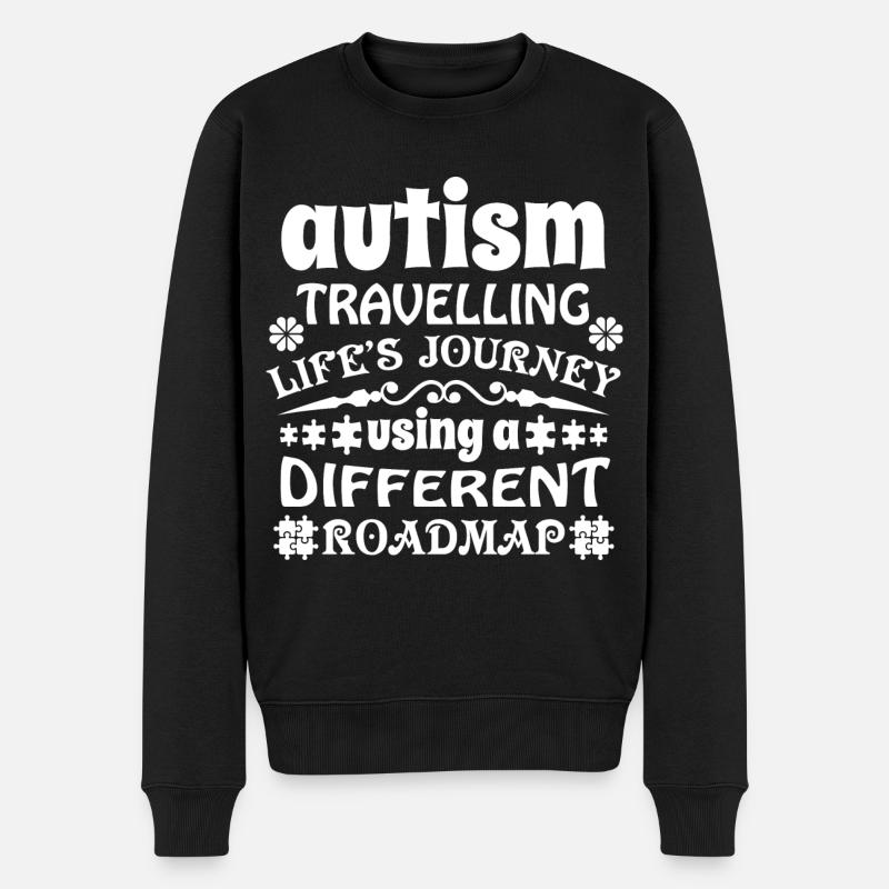 Autisme - Pull Premium bio Homme - noir