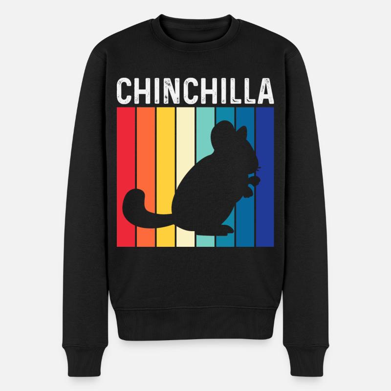 Chinchilla - Pull Premium bio Homme - noir