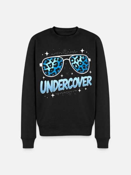 Undercover Speech - Sunglasses Design - Men's Premium Organic Jumper - black