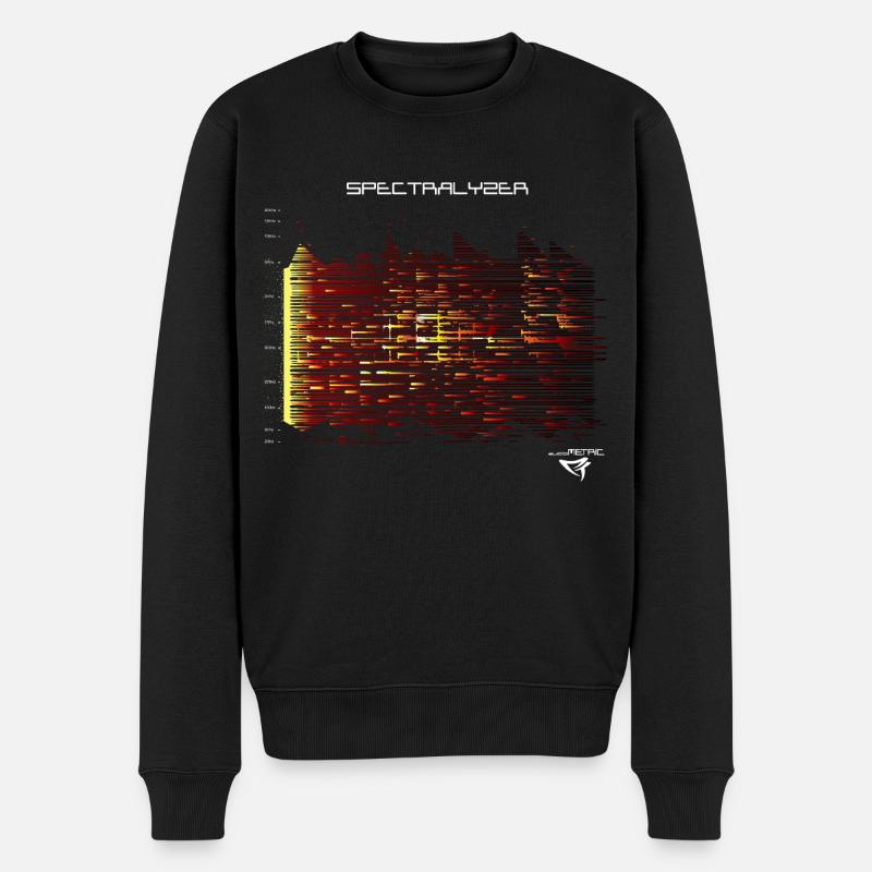 Audio Analyzer - Männer Premium Bio Pullover - Schwarz