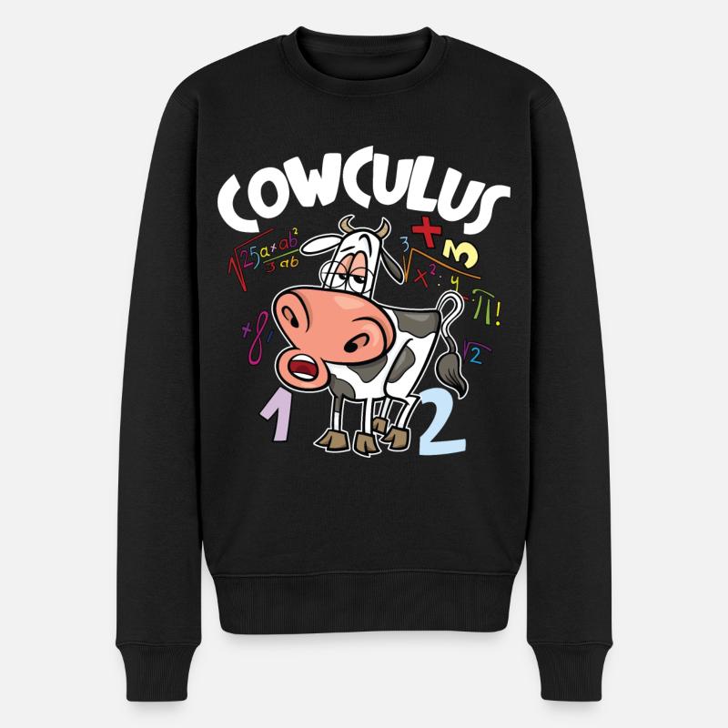 Cowculus - Pull Premium bio Homme - noir