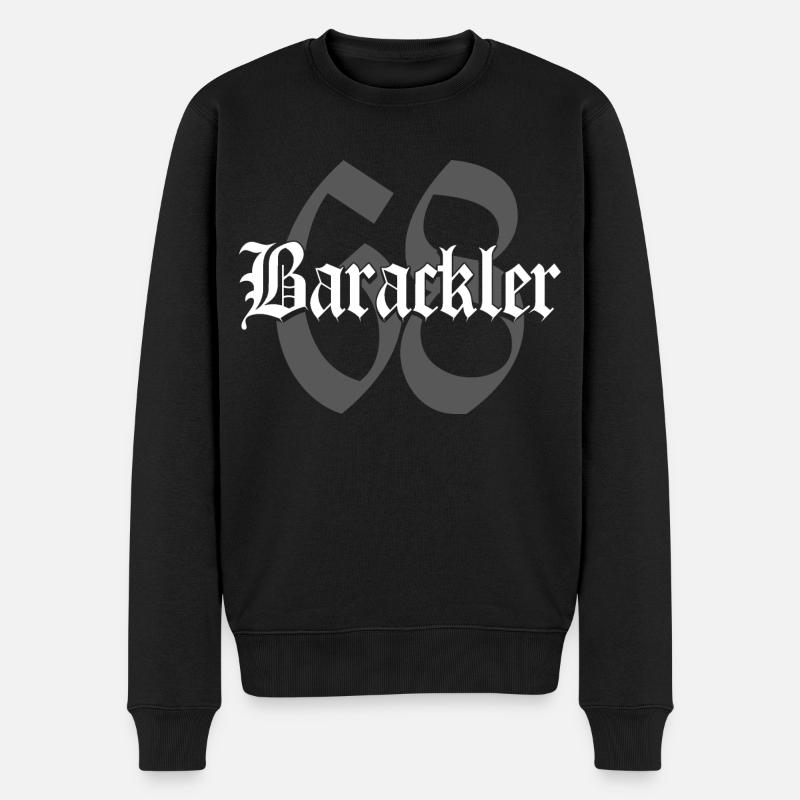 Barackler 68 - Männer Premium Bio Pullover - Schwarz
