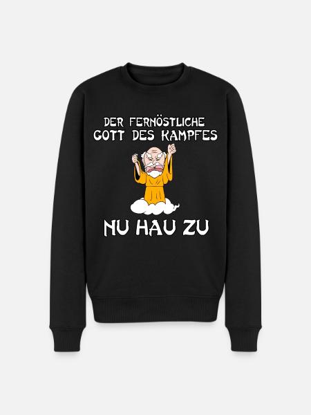 Nu hau zu - Männer Premium Bio Pullover - Schwarz