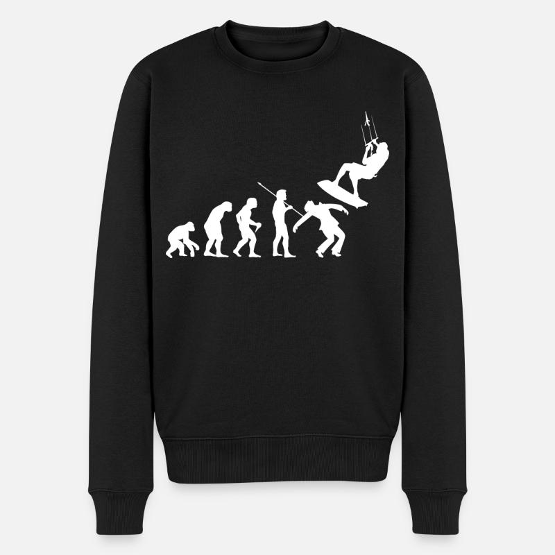 Kitesurf - Pull Premium bio Homme - noir