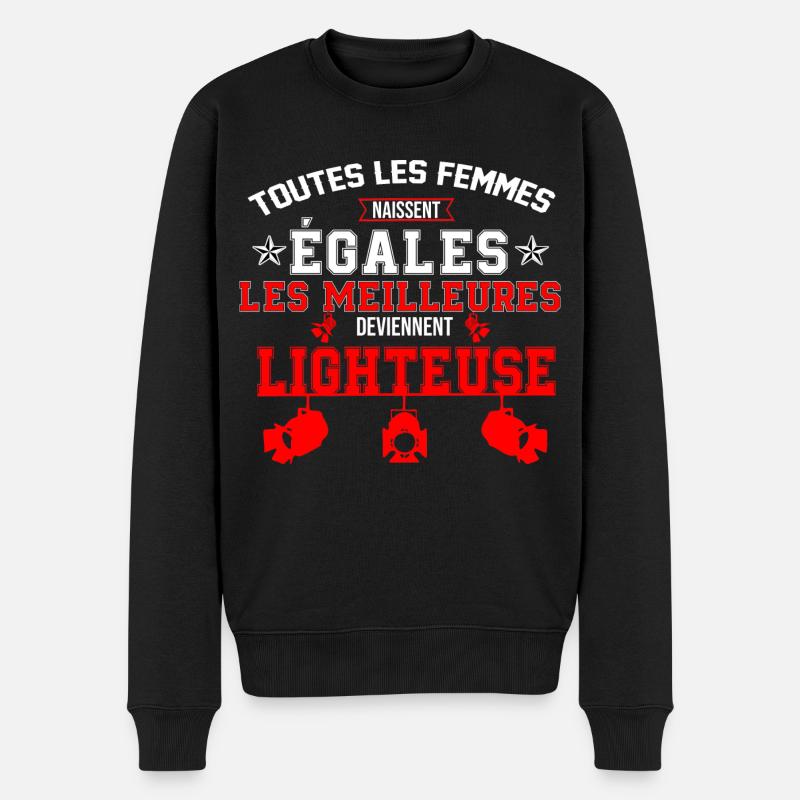 meilleure Lighteuse - Pull Premium bio Homme - noir