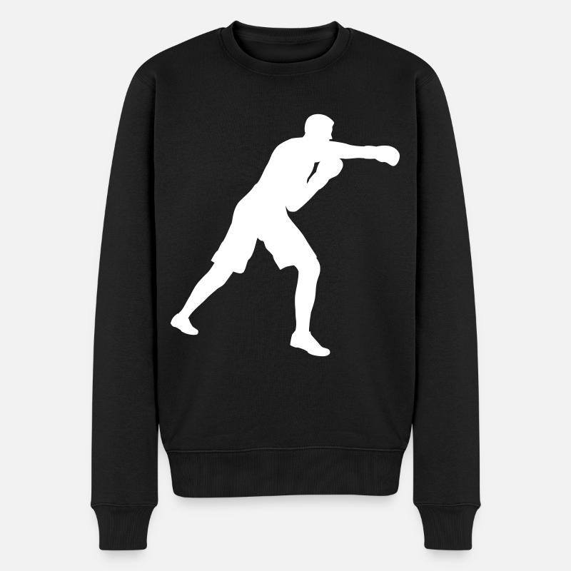 Boxe Design Cadeau Idée Boxer - Pull Premium bio Homme - noir