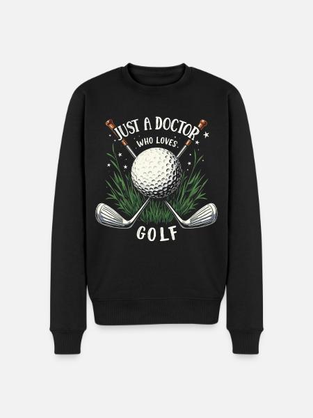 Médecin et golf - Pull Premium bio Homme - noir