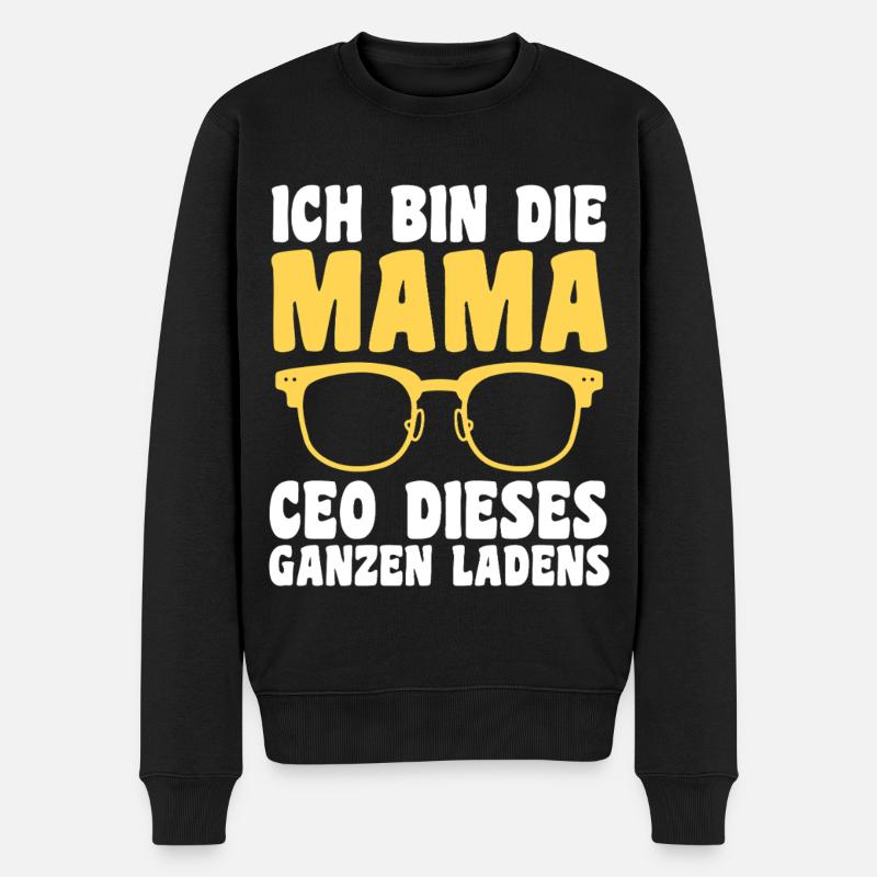 Mère Équipe Maman - Pull Premium bio Homme - noir