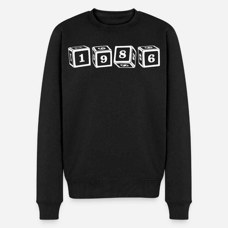 50e anniversaire 1976 - Pull Premium bio Homme - noir
