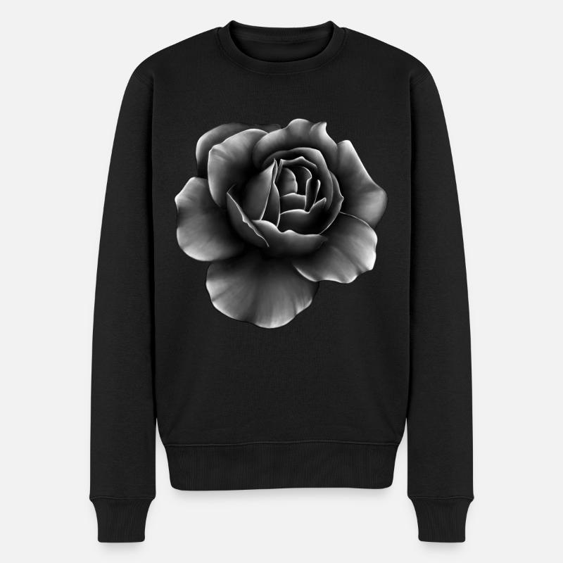 Rose - Pull Premium bio Homme - noir