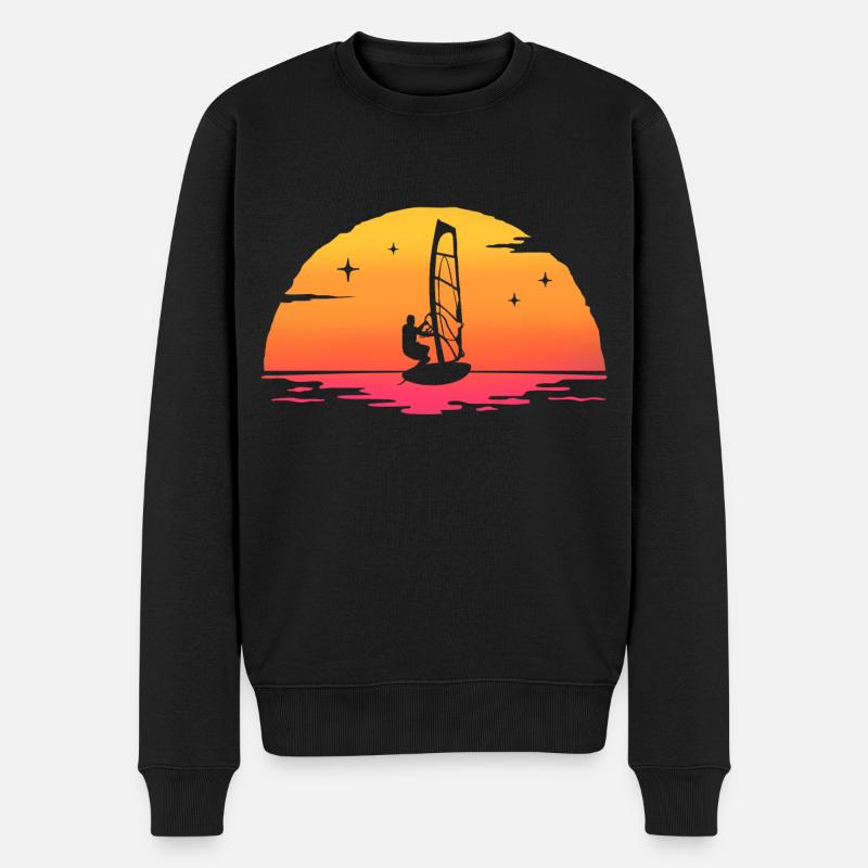 sunrise windsurf windsurfing - Pull Premium bio Homme - noir