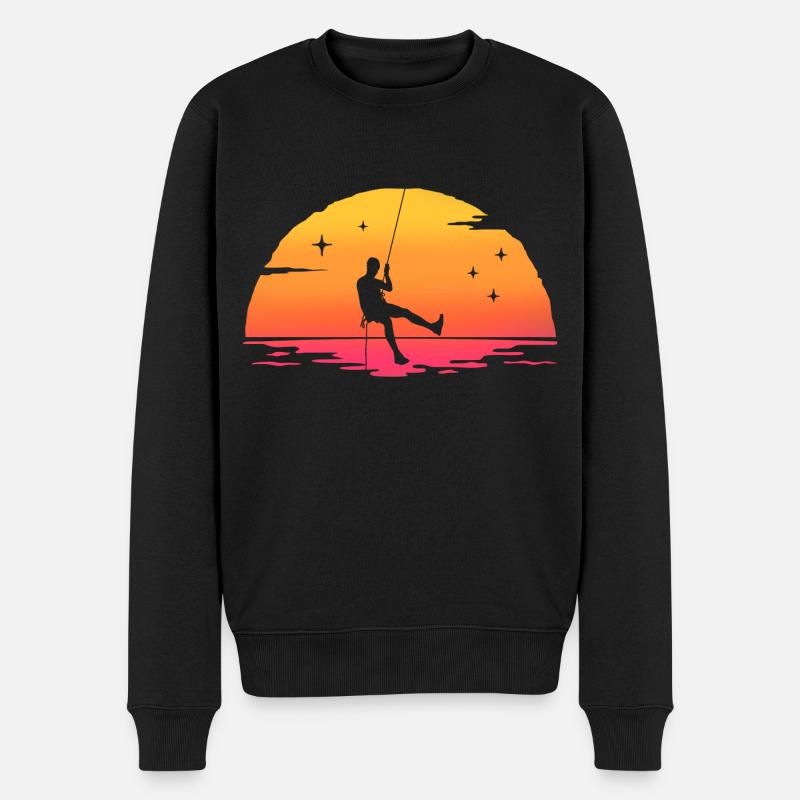 sunrise escalade grimpeur - Pull Premium bio Homme - noir