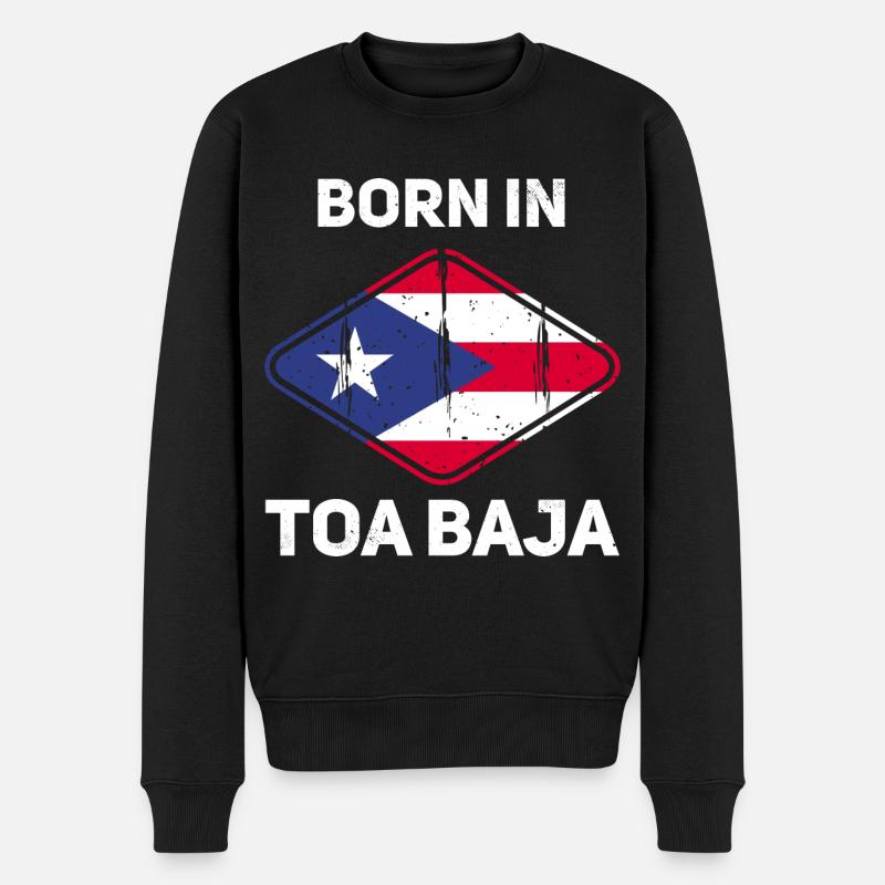 Toa Baja - Pull Premium bio Homme - noir