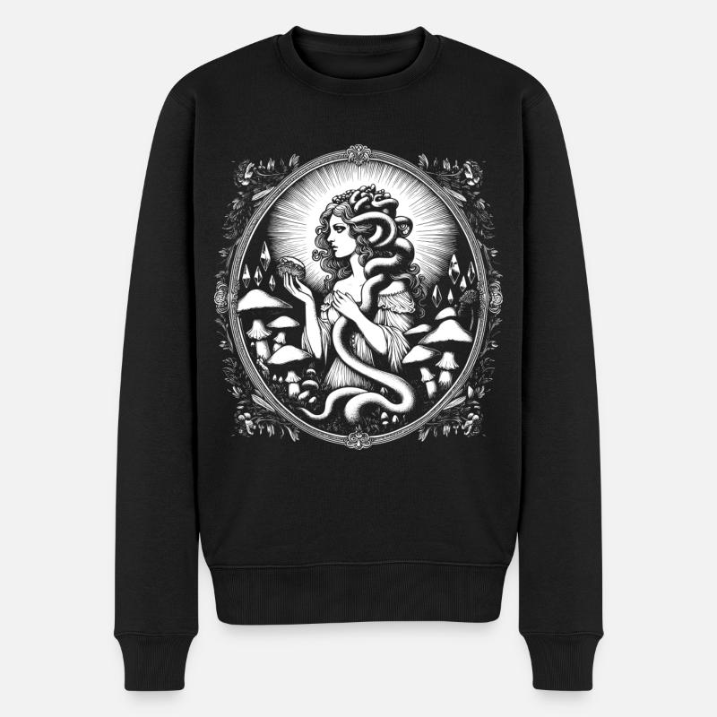 Witch Champi - Pull Premium bio Homme - noir