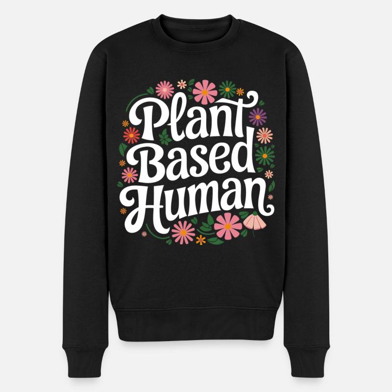 Végétarien Végétalien Végétarien Végétarien - Pull Premium bio Homme - noir