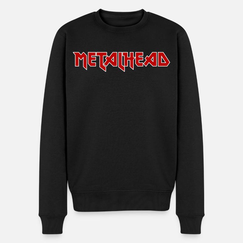 métalleux - Pull Premium bio Homme - noir