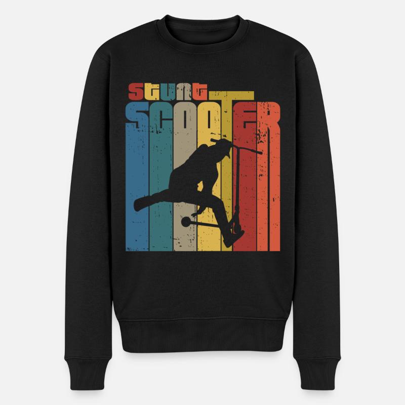 Cascade de scooter - Pull Premium bio Homme - noir
