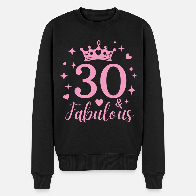 Fabuleux 30. 30e anniversaire - Pull Premium bio Homme - noir