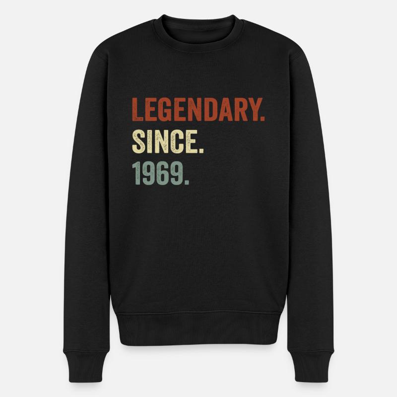 Legendary since 1969 - Pull Premium bio Homme - noir
