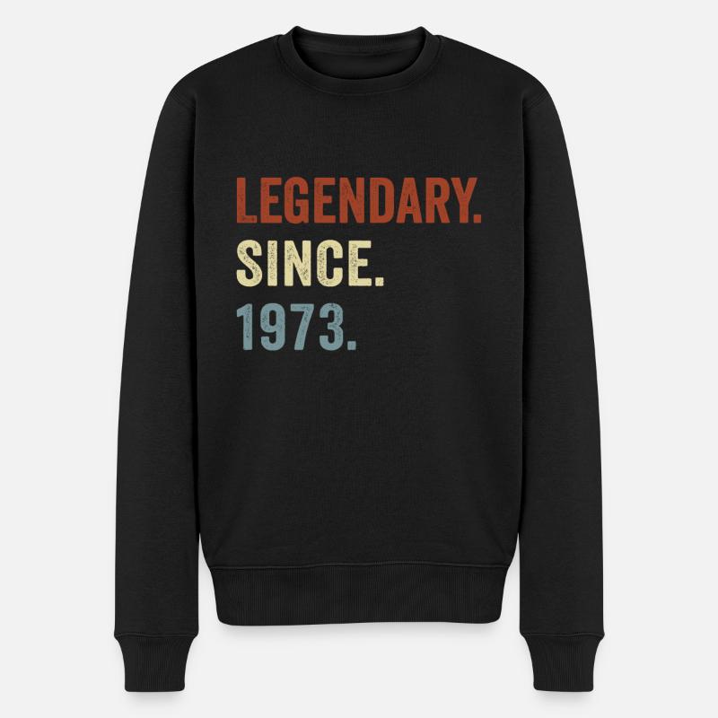 Legendary since 1973 - Pull Premium bio Homme - noir