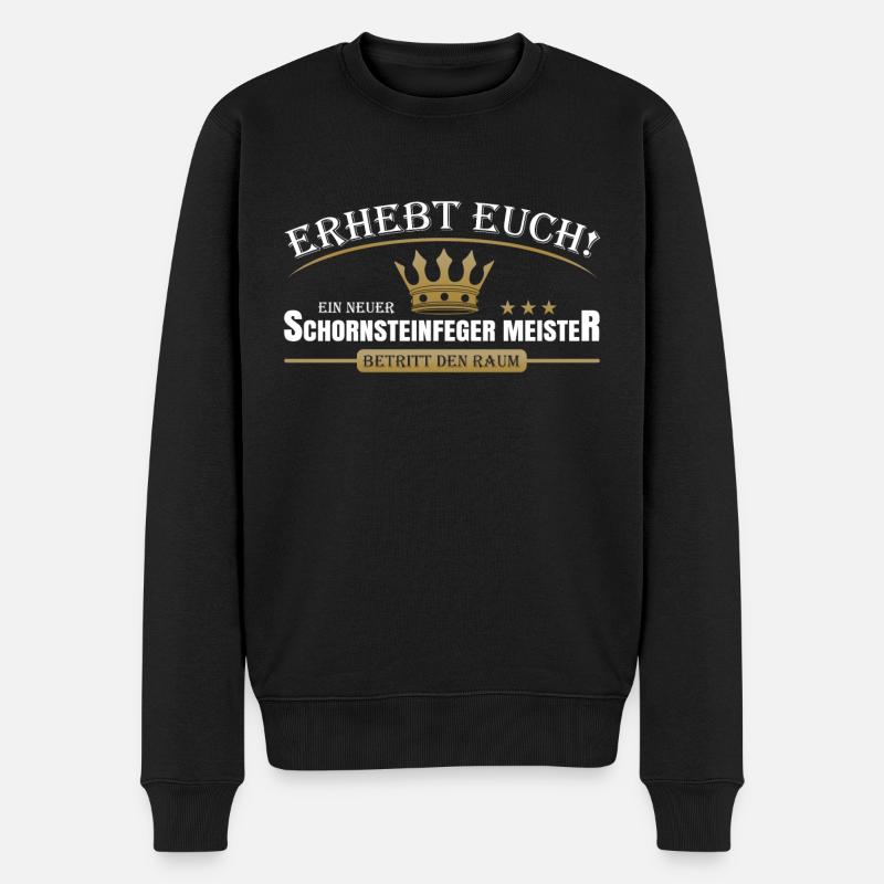 Schornsteinfeger Meister - Männer Premium Bio Pullover - Schwarz