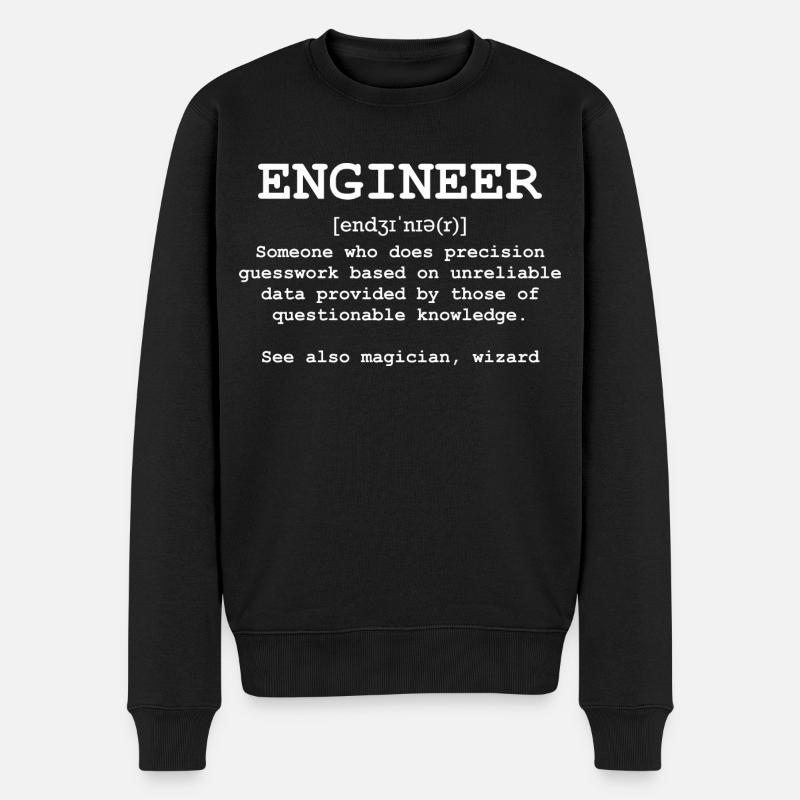 Ingénieur - Devis d’ingénieur - Pull Premium bio Homme - noir