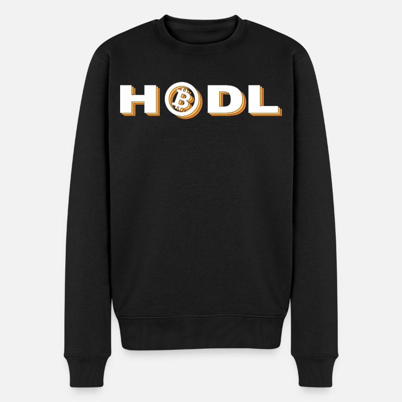 Bitcoin - Hodl - Pull Premium bio Homme - noir