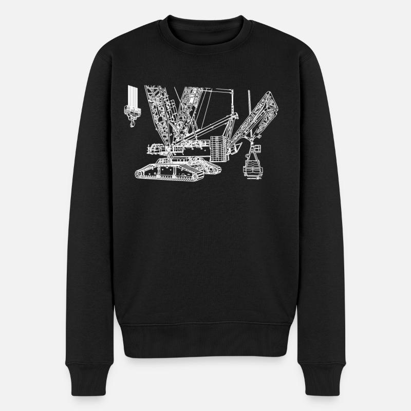LR11000 Hell - Männer Premium Bio Pullover - Schwarz