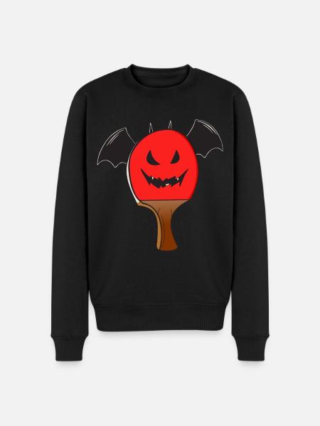 Table Tennis Halloween Bat Wings - Men's Premium Organic Jumper - black