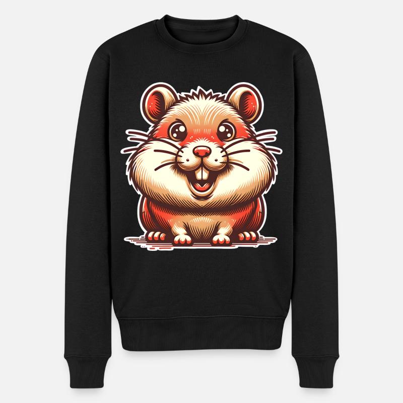 Hamster - Pull Premium bio Homme - noir