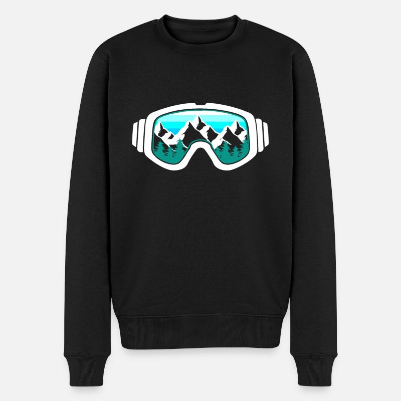 Snowboard lunettes de ski - Pull Premium bio Homme - noir