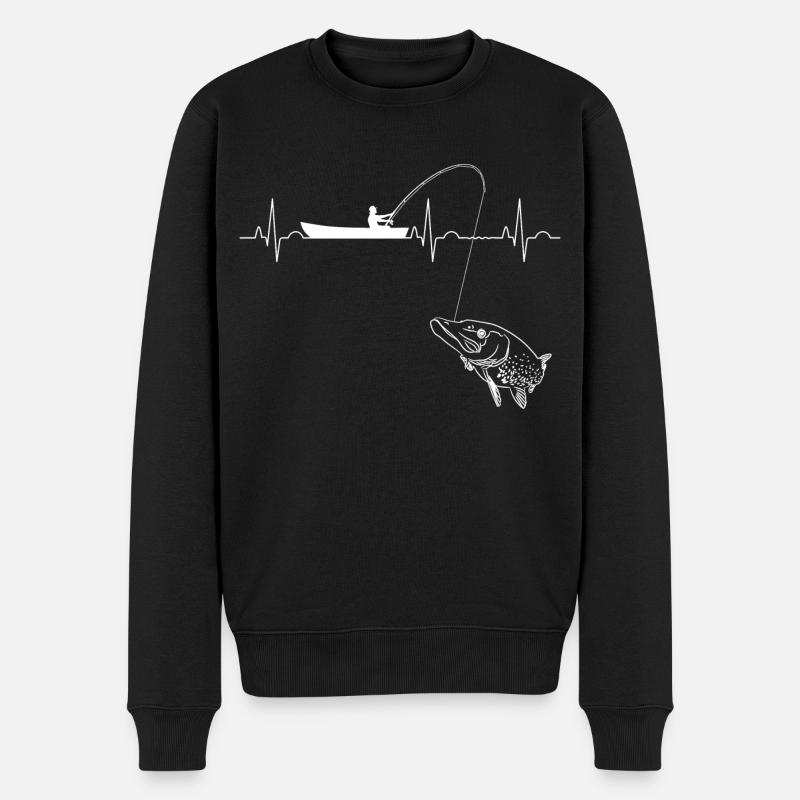 Brochet - Pull Premium bio Homme - noir