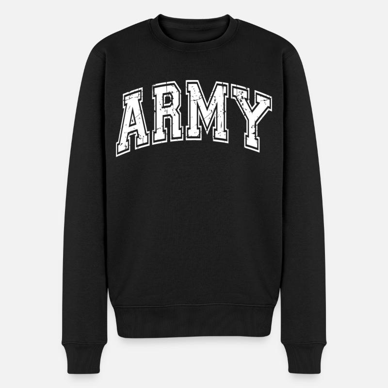 Armée - Pull Premium bio Homme - noir