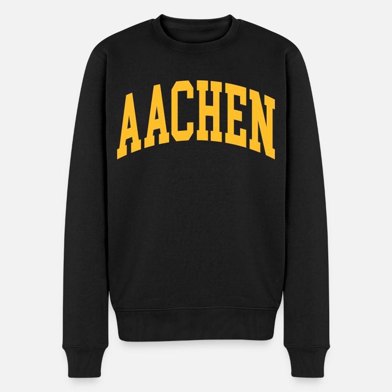 Aix-la-Chapelle - Pull Premium bio Homme - noir