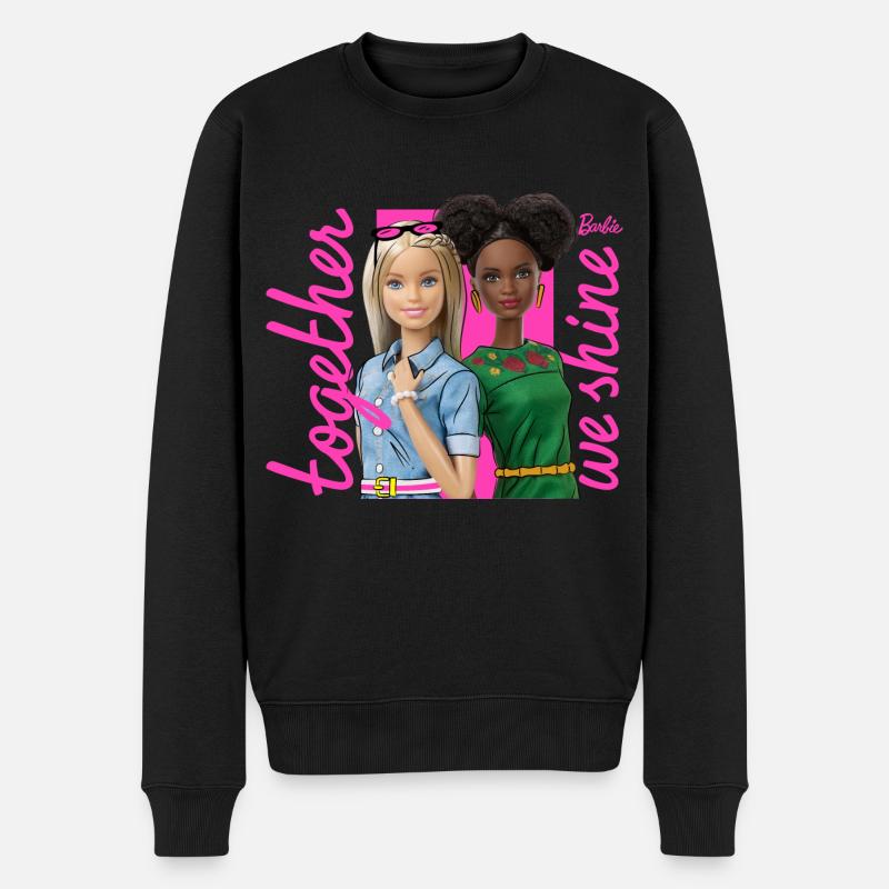 Barbie Sammen skinner vi - Premium økologisk genser for menn - svart