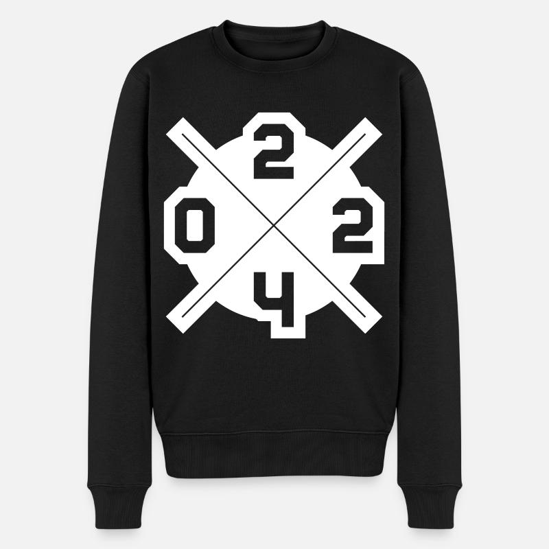 Ligne de l’année 2024 - Pull Premium bio Homme - noir