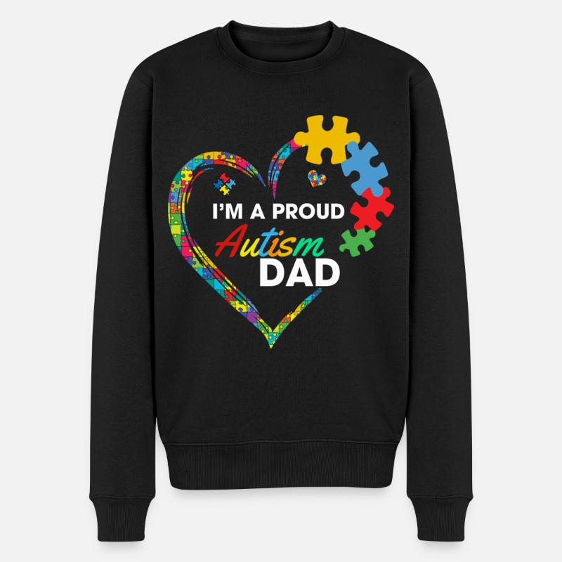 Autisme - Pull Premium bio Homme - noir