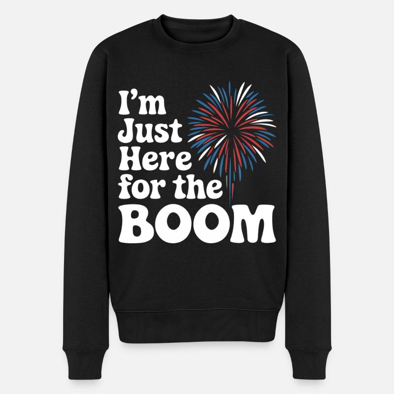 Pyrotechnie Feux d’artifice Pyrotechnie - Pull Premium bio Homme - noir