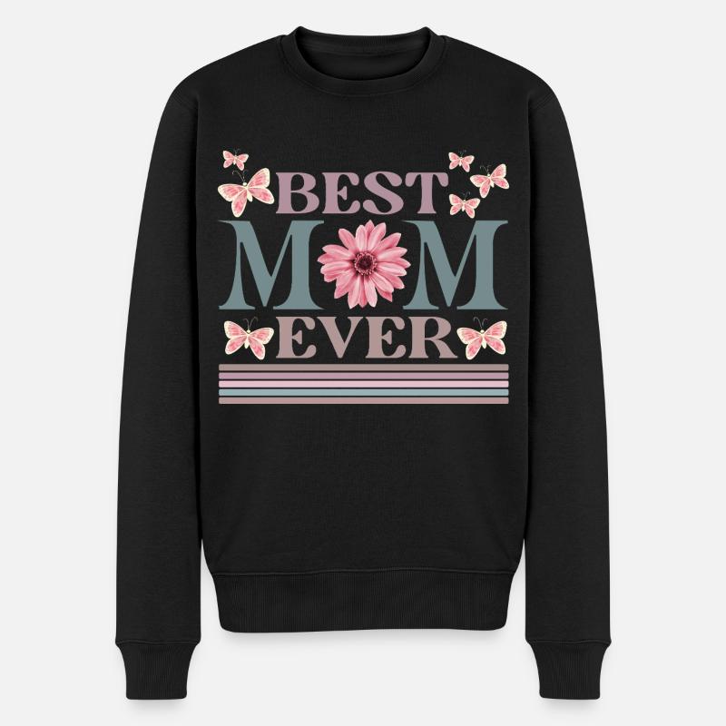 Mama - Männer Premium Bio Pullover - Schwarz