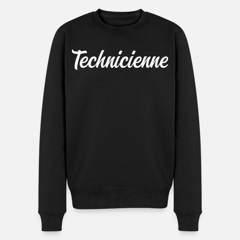 Technicienne - Pull Premium bio Homme - noir