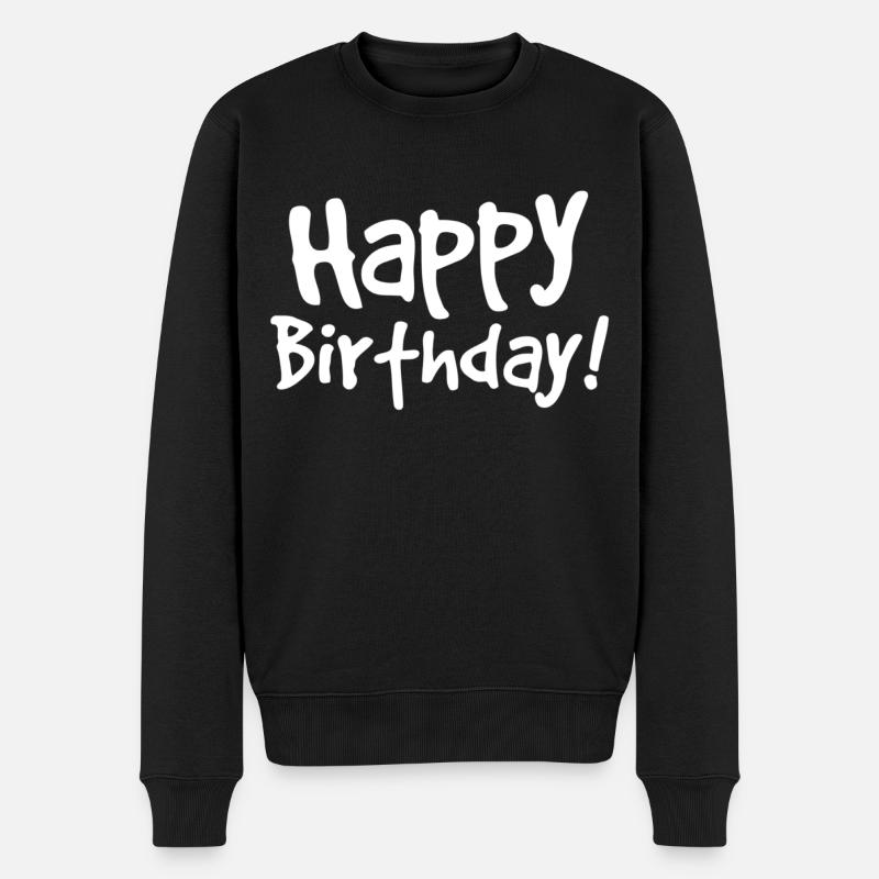 joyeux anniversaire - Pull Premium bio Homme - noir