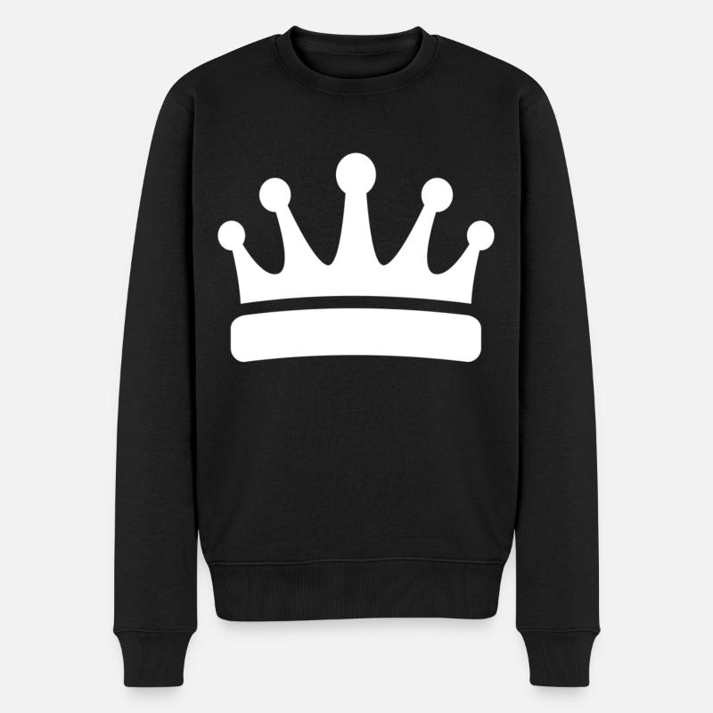 Couronne - Pull Premium bio Homme - noir