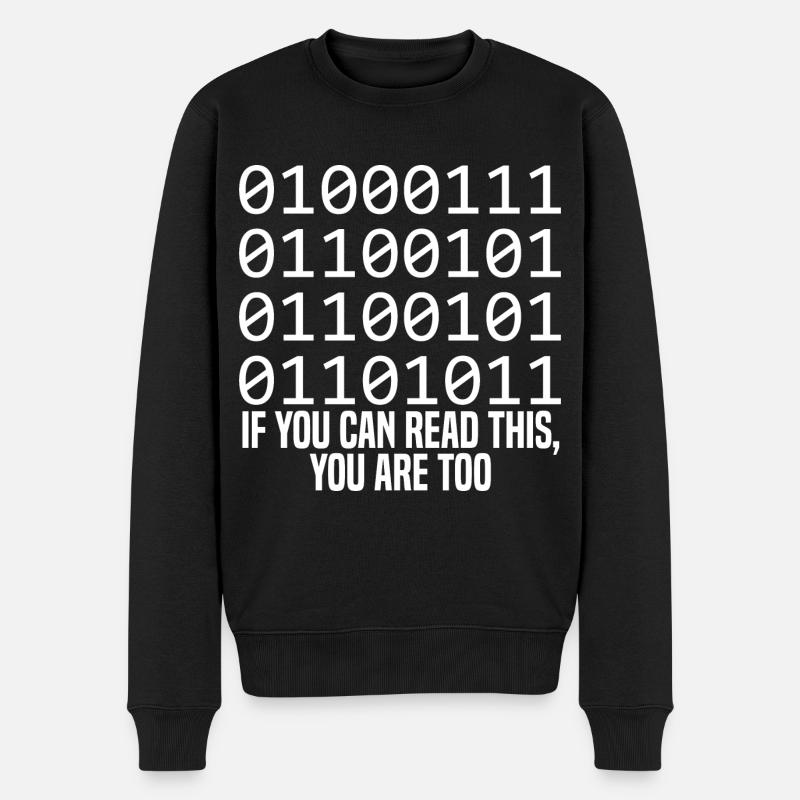 Programmierer Coder Software Entwickler - Männer Premium Bio Pullover - Schwarz