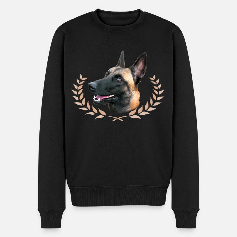the best malinois dog - Pull Premium bio Homme - noir