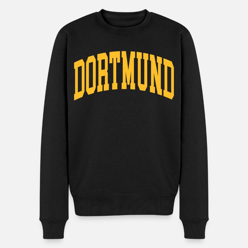 Dortmund - Männer Premium Bio Pullover - Schwarz
