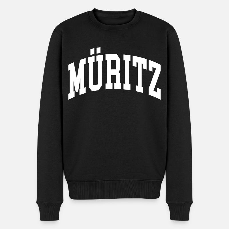 Müritz - Männer Premium Bio Pullover - Schwarz