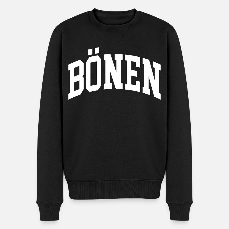 Bönen - Männer Premium Bio Pullover - Schwarz