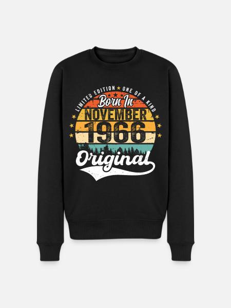 Legendary since November 1966 - 1966 - Men's Premium Organic Jumper - black