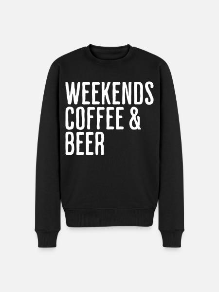 Coffee & Beer Weekends Comedy Weekend - Men's Premium Organic Jumper - black