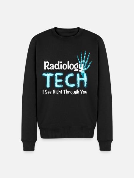 Radiology Tech Humor X-Ray - Men's Premium Organic Jumper - black